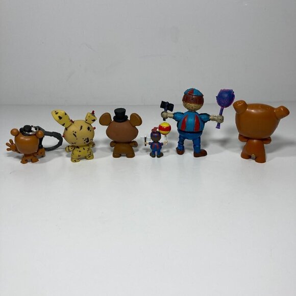Lot of 6 Five Nights at Freddy's Mini Figures Balloon Springtrap FNAF - Picture 5 of 14